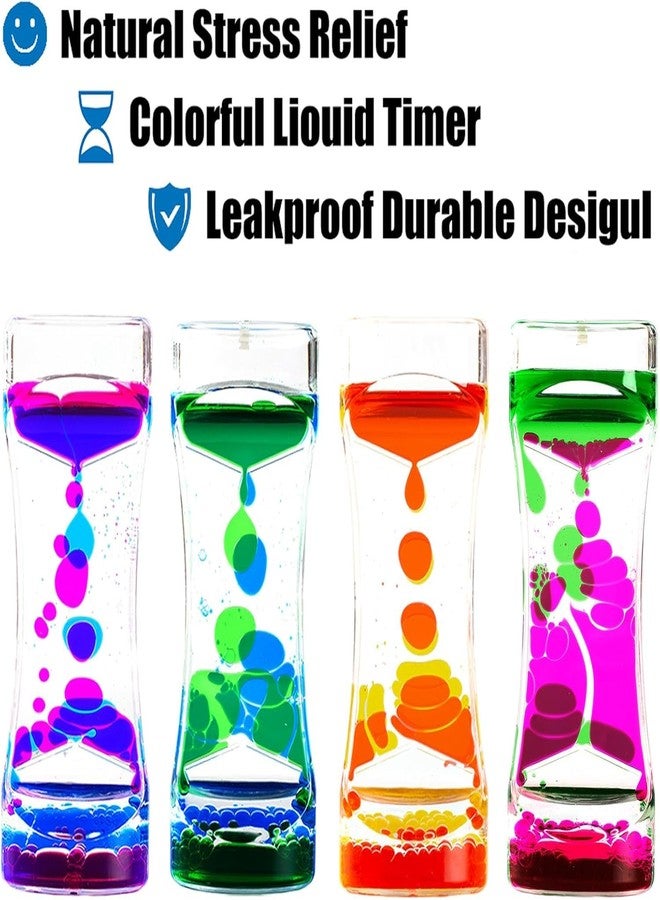 Orbica Liquid Motion Bubbler - Sensory Fidget Toy for Kids & Adults | Calming Colorful Liquid Hourglass for ADHD, Anxiety, Autism | Relaxing Office Desk Decor & Stress Relief Toy (1Pcs) - Image 2